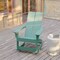 Flash Furniture Sea Foam Poly Resin Adirondack Rocking Chair JJ-C14709-SFM-GG - alternate 8